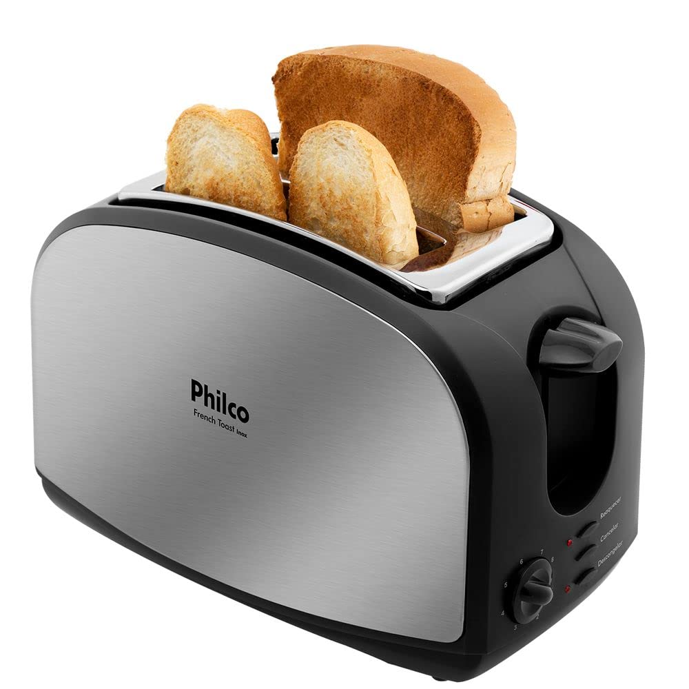Tostador Philco French Toast: 8 Níveis de Tostagem