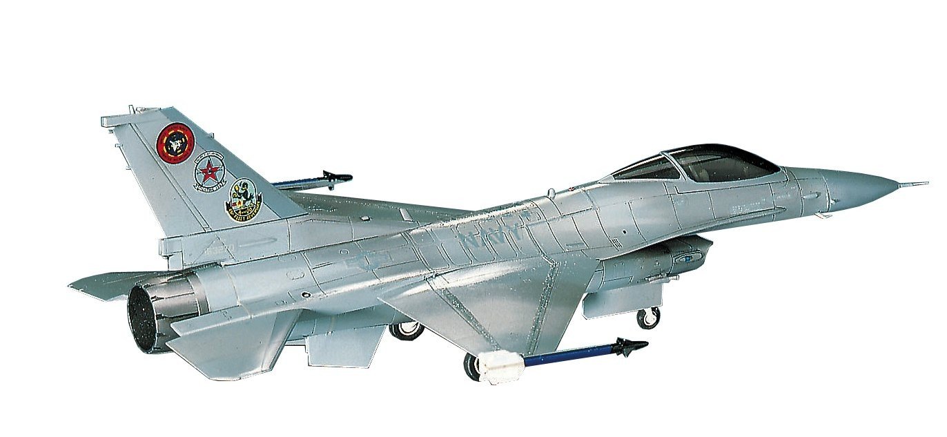 HASEGAWA Pistola Superior 00342 1/72 F-16N – Kit Modelo Plástico Detalhado