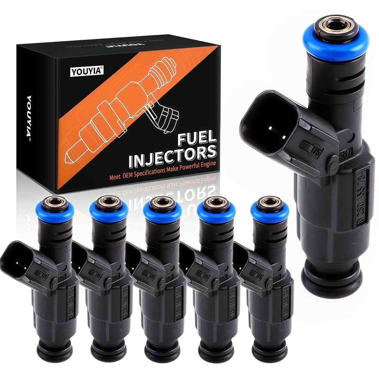 Kit 6 Injetores de Combustível 0280155784 para Jeep Cherokee, Wrangler e Dodge Ram