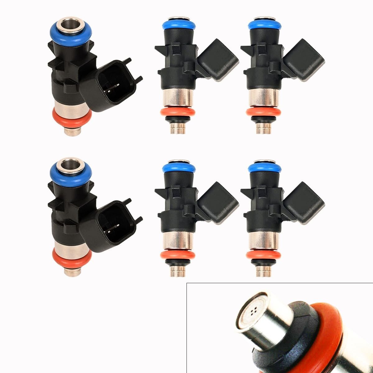Kit 6 Injetores de Combustível 3.6L para Dodge, Jeep, Chrysler - OE 0280158233