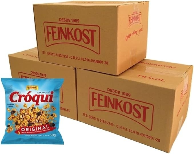 Granola Croqui Personal Original 30g 03 Caixas 50 Saches