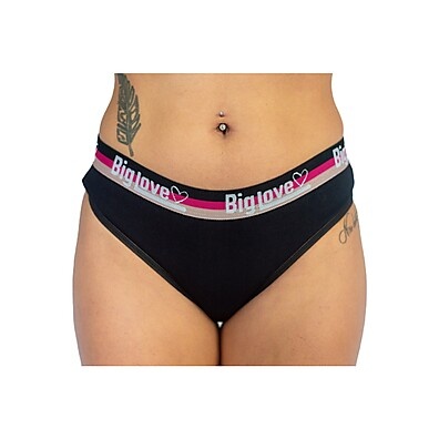 Tanga Algodão Conforto: Kit Cós Largo Ref. 034