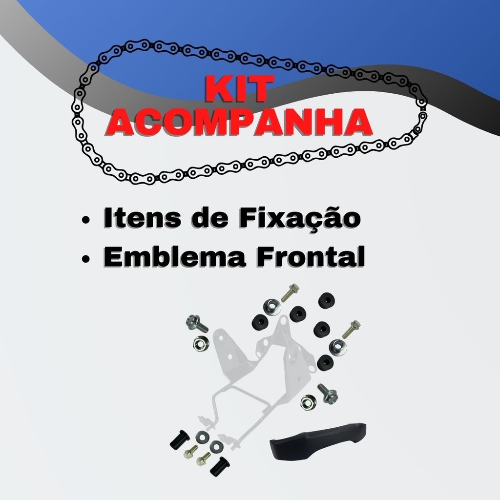 Kit Parafuso Bucha Coxim Aranha Farol CG 150 Titan Fan 04-11