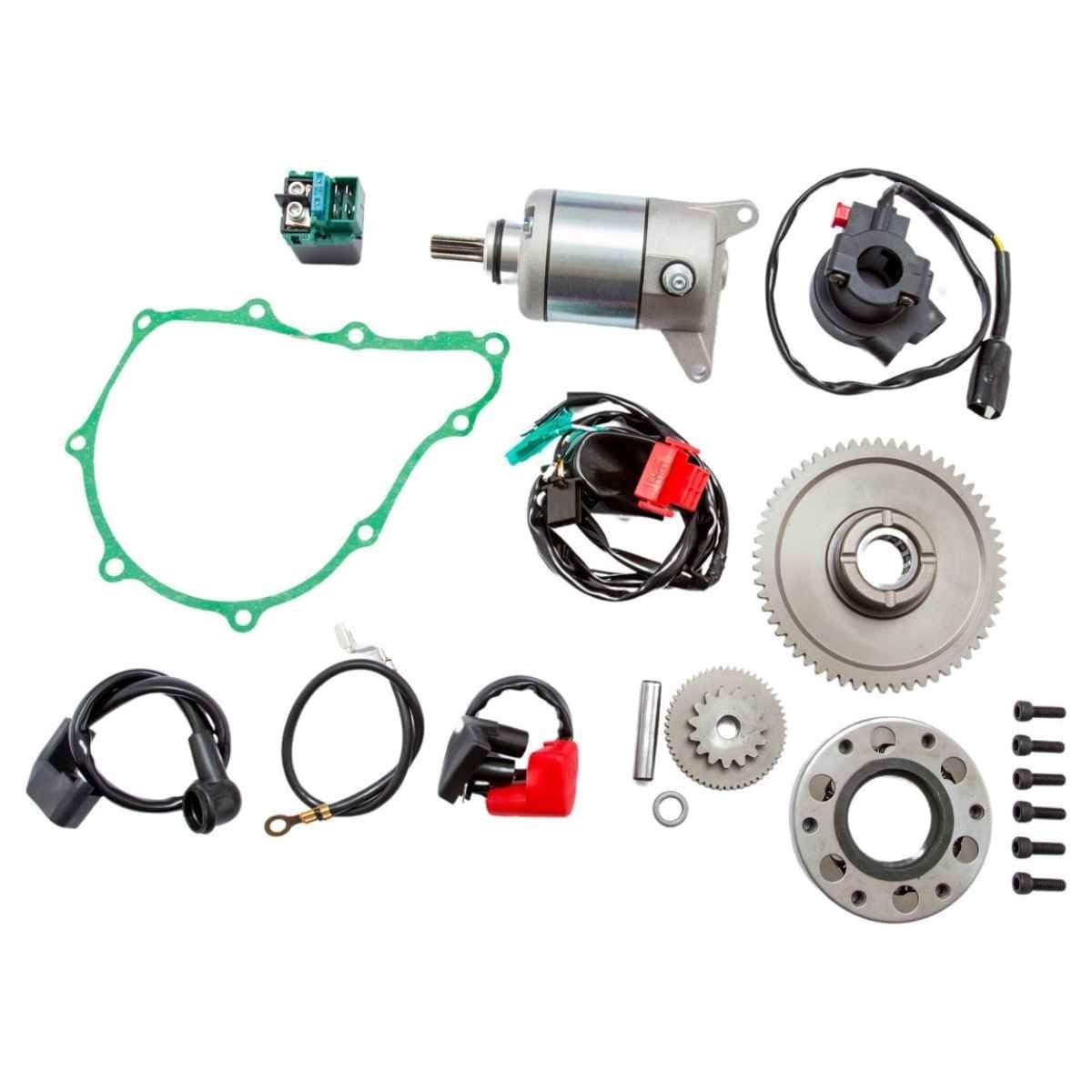 Kit Partida Elétrica Completo Titan 150 (04-08) e Fan 125 (09-15) - Modelo Original