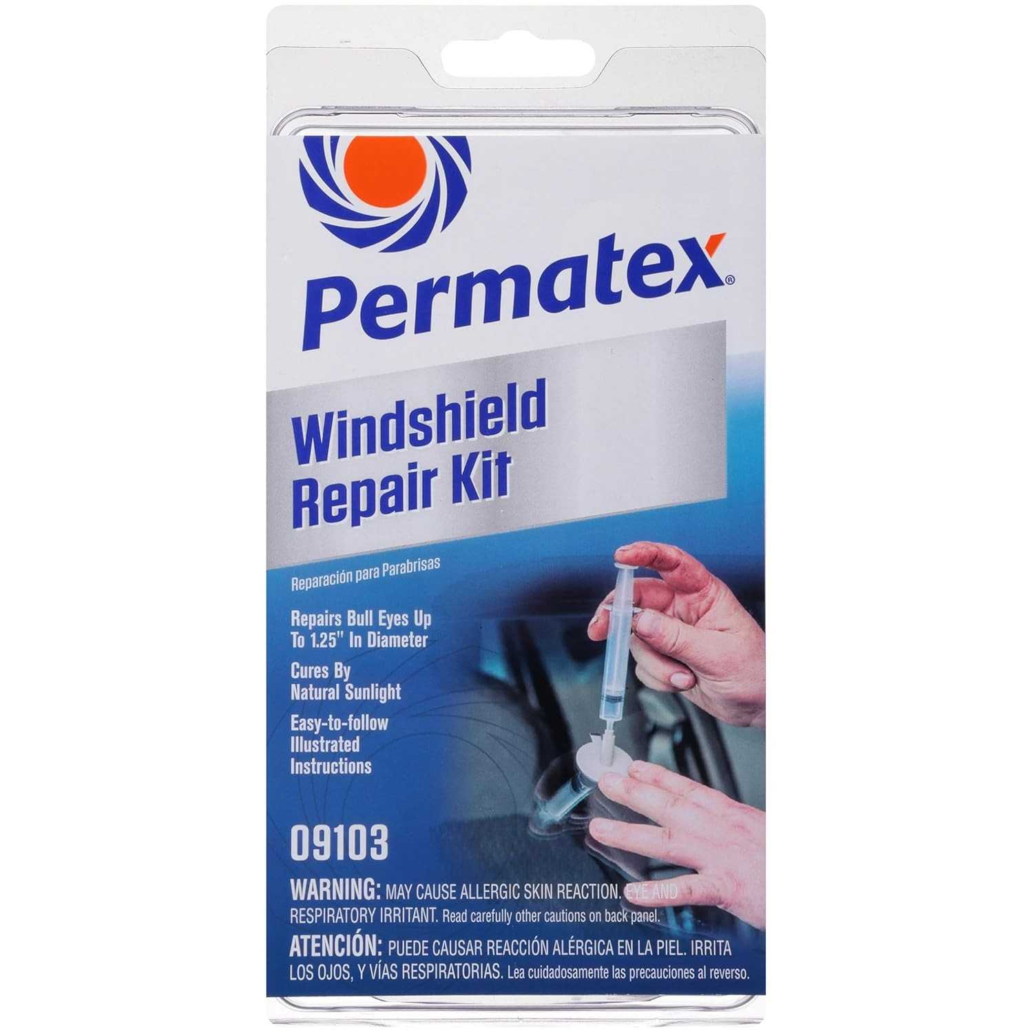 Kit Reparo Para-brisa Permatex 09103: Solução Permanente para Lascas e Rachaduras
