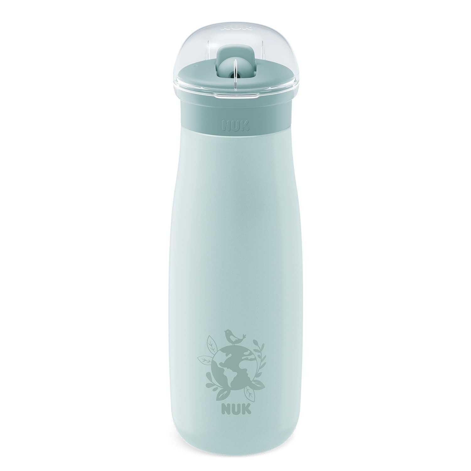 Copo Inox NUK Mini-Me Flip 500ml 2 em 1 – Seguro, Antivazamento e Resistente | Verde