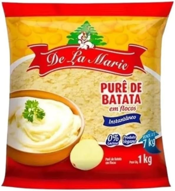 Purê De Batata Pacote Com 1 Kg