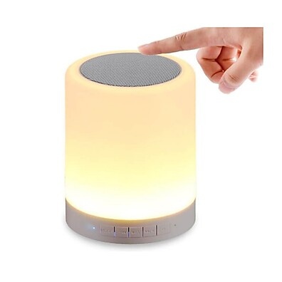 Abajur Bluetooth com LED: Som e Luz em 1!