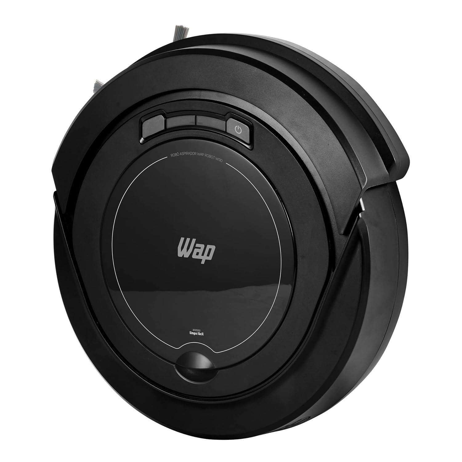 WAP Aspirador de Pó Robô ROBOT W90 3 em 1 - Limpeza Inteligente Automática com Sistema Antiqueda
