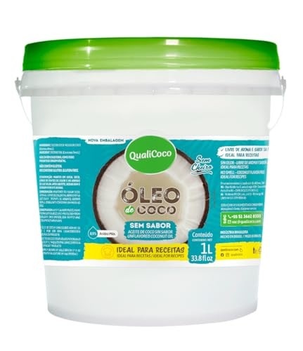 Qualicoco Oleo Coco Sem Sabor 1 0L