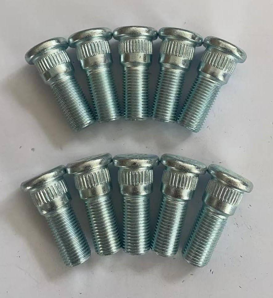 10 Parafusos de Roda Serrilhados 1/2-20 (610-364) para Jeep Cherokee, Wrangler e Grand Cherokee - Segurança e Desempenho Garantidos