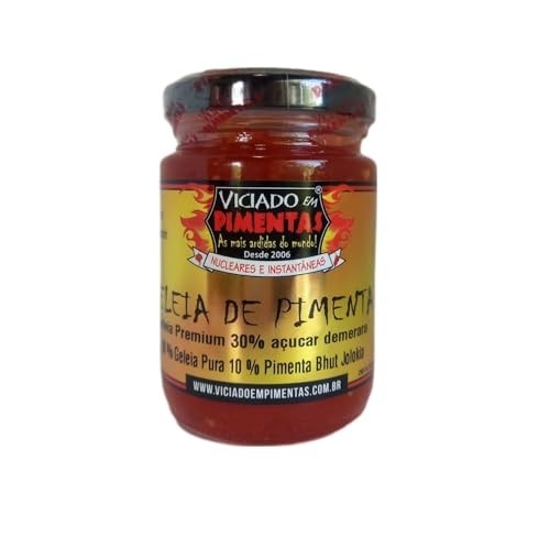 Geleia De Pimenta 30% De Açúcar Demerara 10% De Bhut Jolokia