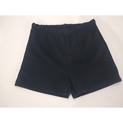 Shorts Menina Bermuda Moletinho com Bolso Falso - Verão 1 a 10
