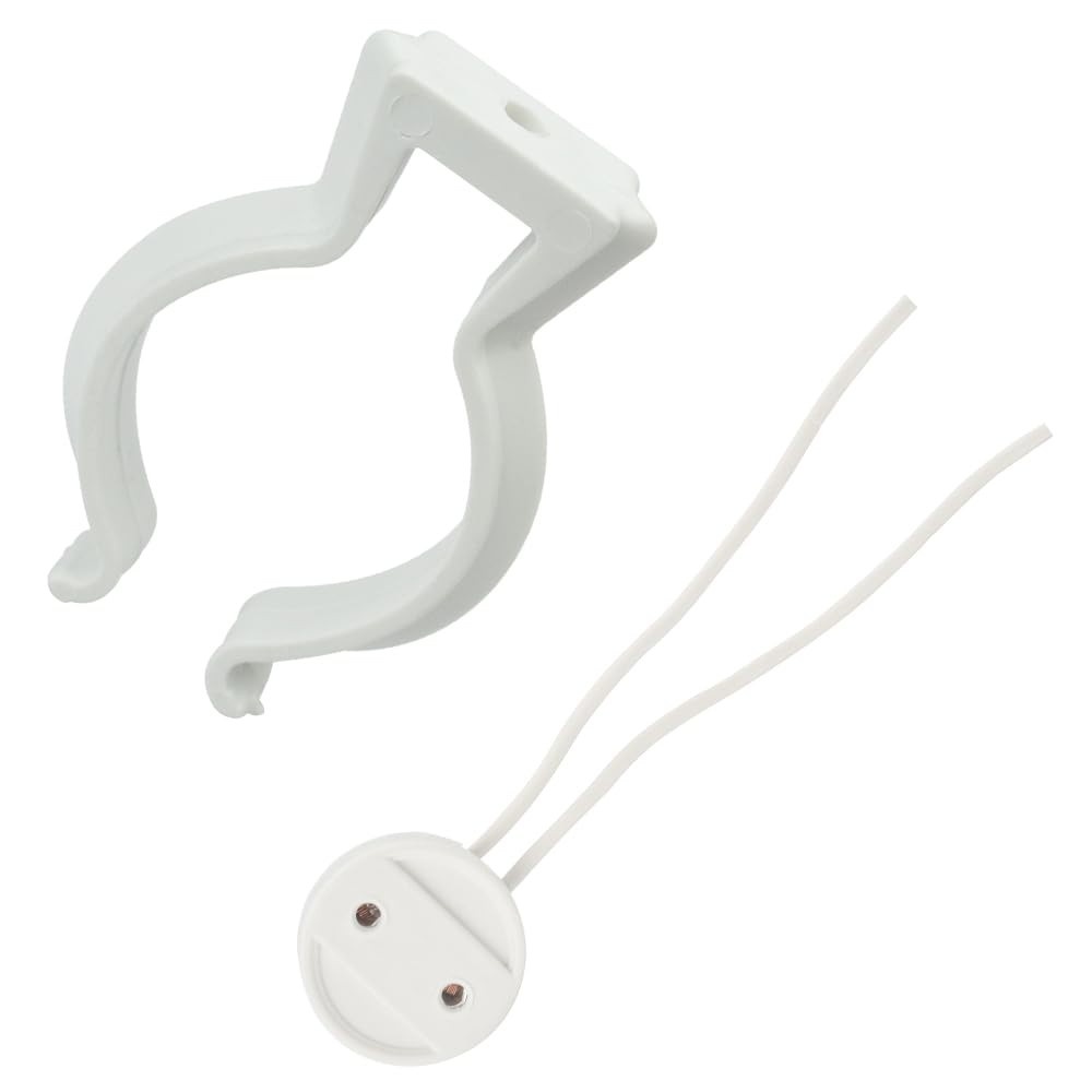Kit 10 Abraçadeira Para Lampada Tubular T8 + 10 Soquete Para Lampada Tubular T8 Fluorescente ou Led