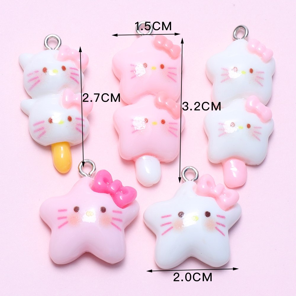 10-pingentes-de-resina-kawaii-de-gato-para-pulseira-e-chaveiro