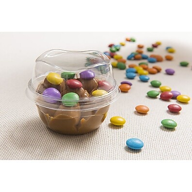 10 Potinhos 70ml com Tampa Baixa – Ideal para Doces e Mousses