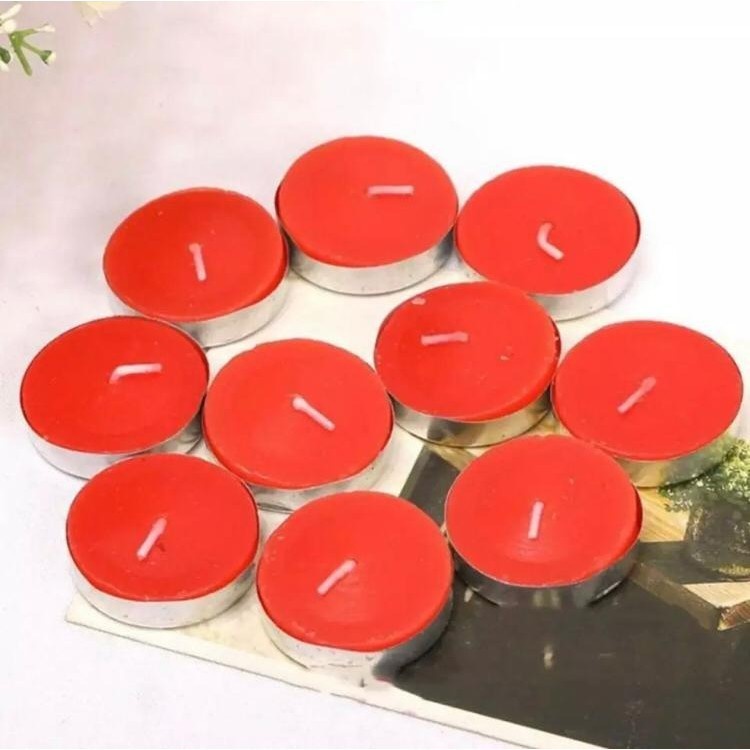 10 Velas Rechaud Vermelhas: Surpresa Romântica Perfeita!