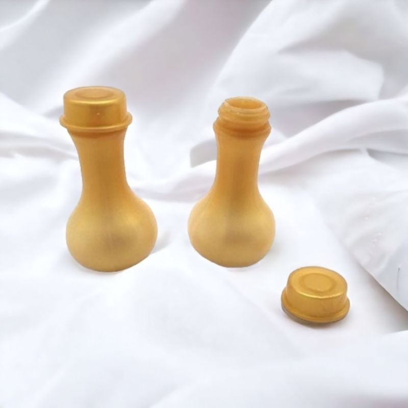 100 Frascos Dourados 5ml - Ideal para Perfumes e Cosméticos
