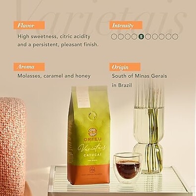 Café Orfeu Catucaí Grãos 100% Arabica 250g