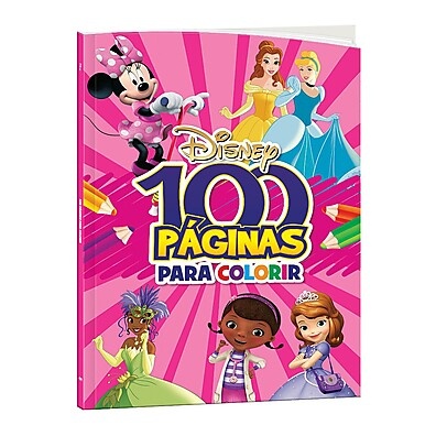 100 Páginas Disney para Colorir: Diversão para Meninas!