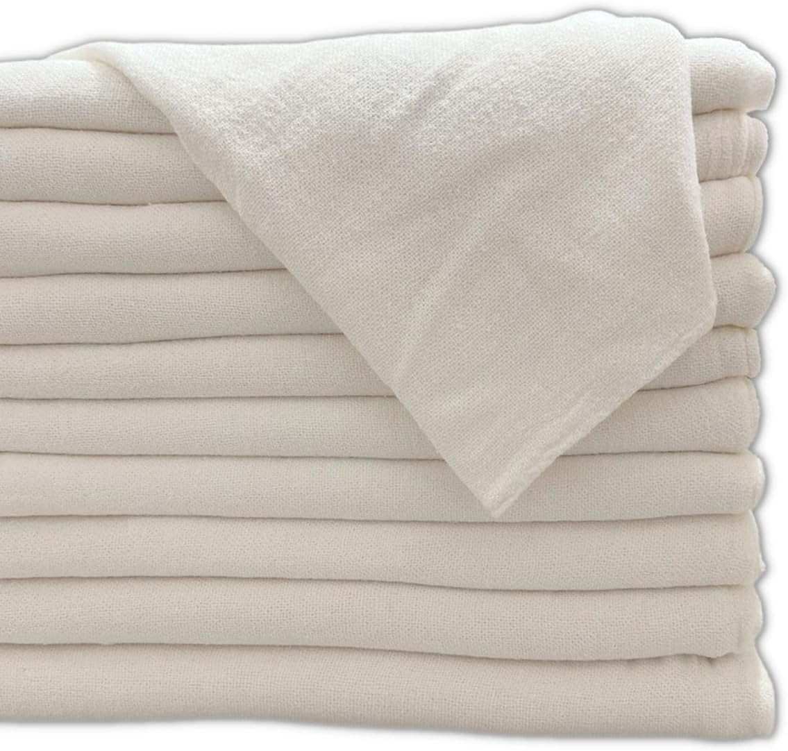 Pano de Chão Grande Grosso Saco 45x70 em Algodão 100% - Kit com 10 Unidades
