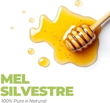 Bisnaga de Mel Silvestre Gold Medal Honey | 100% Natural, Delicioso e Acessível | Experimente o Sabor Autêntico do Brasil | Rico em Nutrientes e Puro, Sem Aditivos | 300g