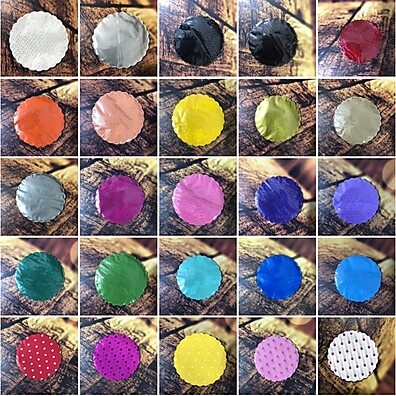 100 Tapetinhos para Doces 7cm Rendados – Chocobraz