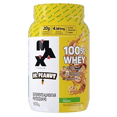 100% Whey Dr. Peanut 900g: Suplemento Premium para Ganho de Massa