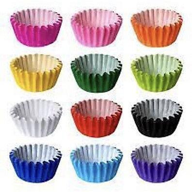 1000 Forminhas Mini Brigadeiro Nº 6 – Solta Fácil e Cores Sortidas