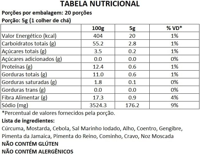 BR Spices Tempero Curry 100G -