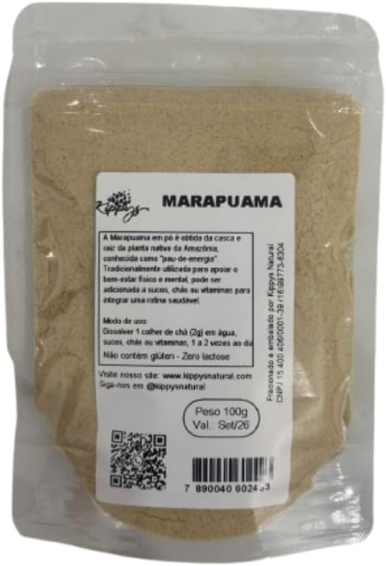 Marapuama em pó 100g - Kippys Natural