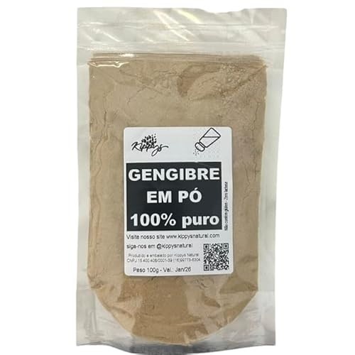 Gengibre em pó 100% puro PREMIUM - 100g