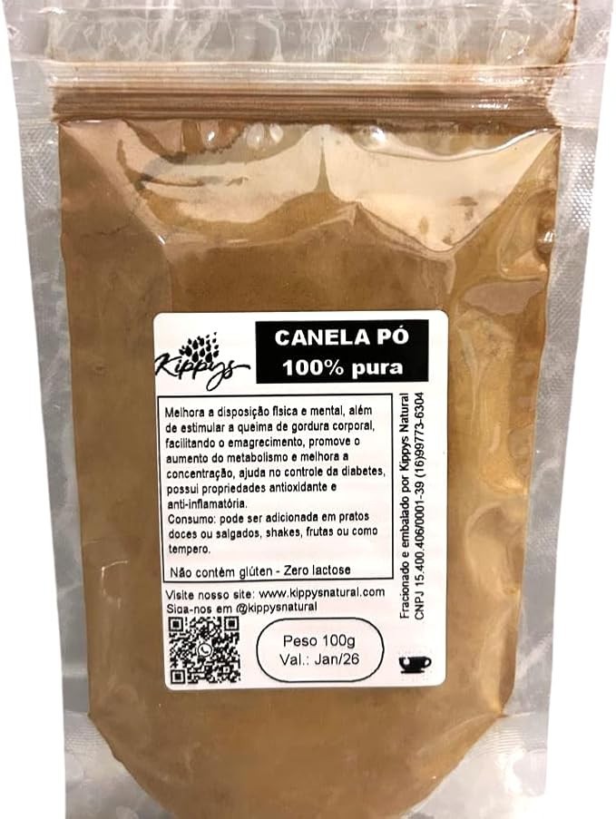 Canela em pó Premium Pura 100g | Kippys Natural