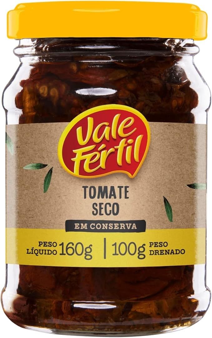 Vale Fértil Tomate Seco Em Conserva Vidro 100G