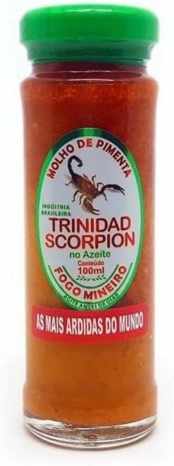 Pimenta Trindad Scorpion no Azeite 100ml