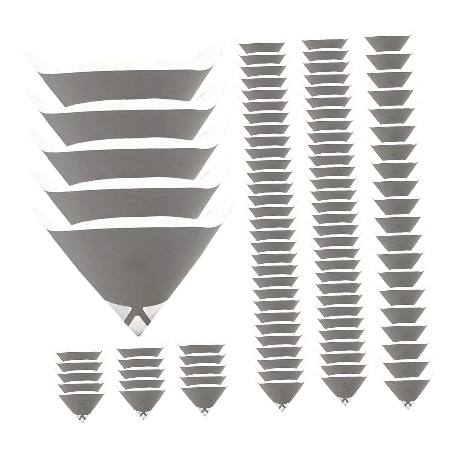 Funil de Papel Filtro 100x - Cone de Filtro para Spray Automotivo com Alto Desempenho