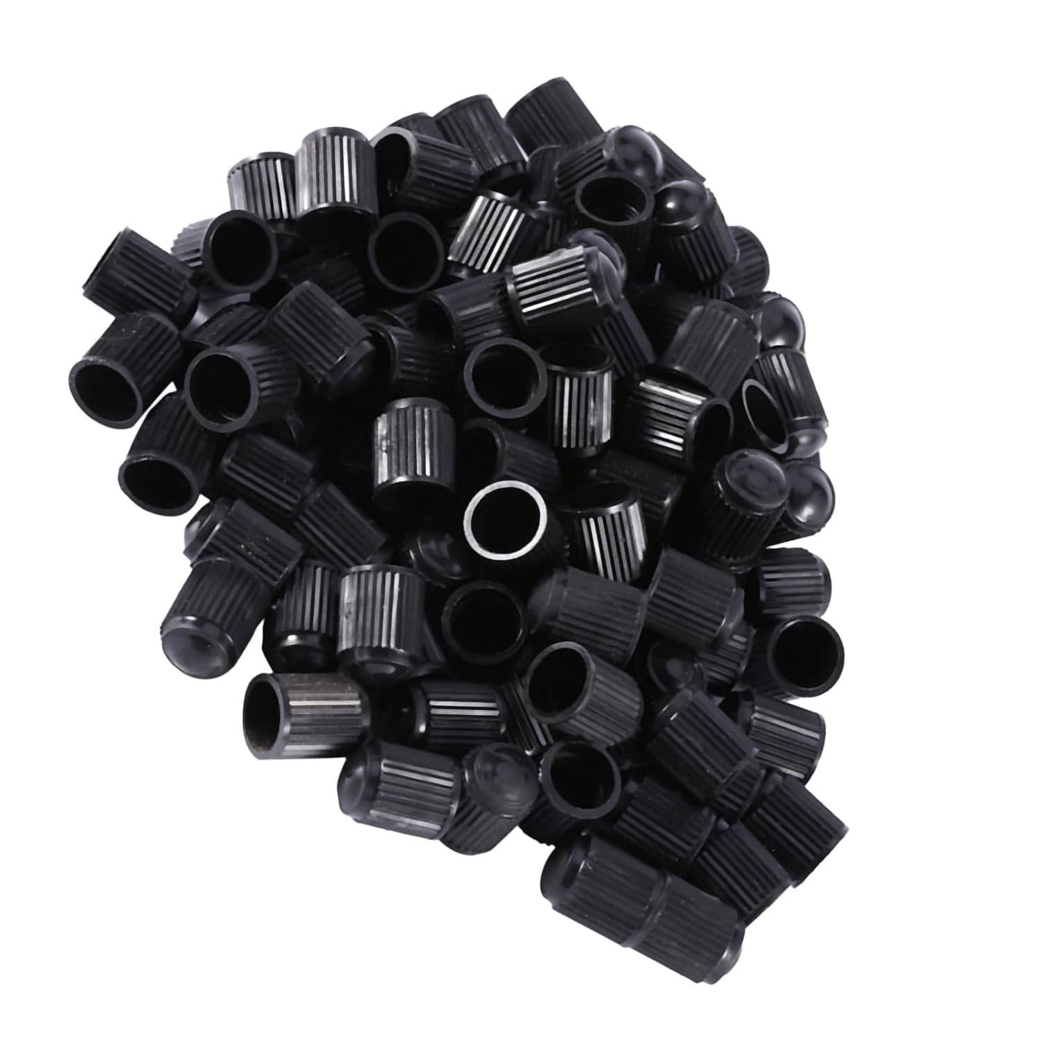 100x Capas de Válvula de Pneu Automática para Carros, Motos e Caminhões - Proteção e Estilo