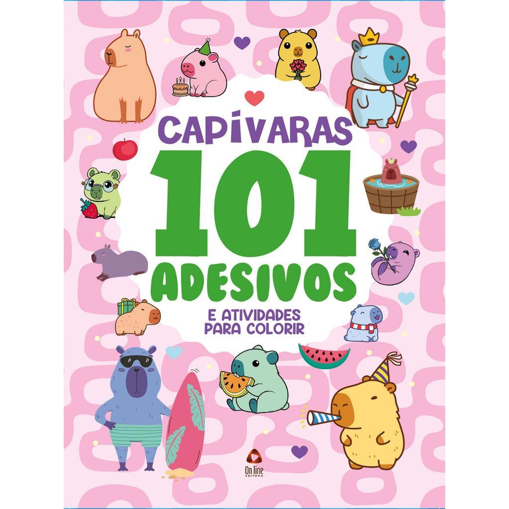101 Adesivos Capivara: Colorir e Divertir!