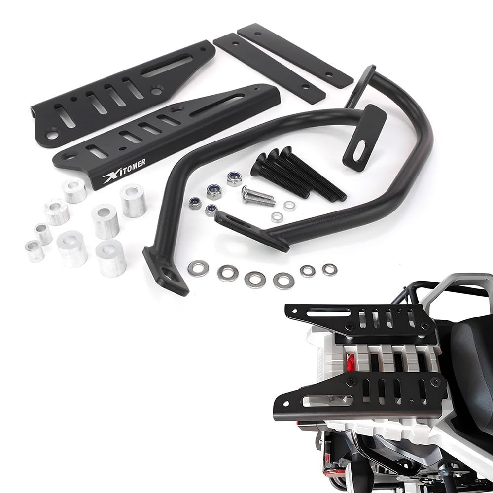 Adaptador de Rack Traseiro Xitomer para V-Strom 650, 1000 e 1050 - Segurança e Estilo para sua Moto