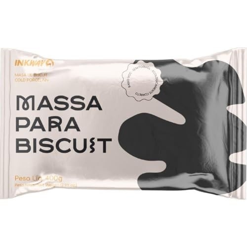 Massa De Porcelana Fria Biscuit 400G Preto 106328