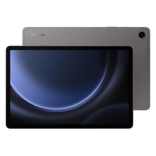 Samsung Tablet Android Galaxy Tab S9 FE 10,9 polegadas 128 GB WiFi, tela grande, bateria de longa duração, processador potente, S Pen, câmera de 8 MP, design leve e durável, armazenamento expansível