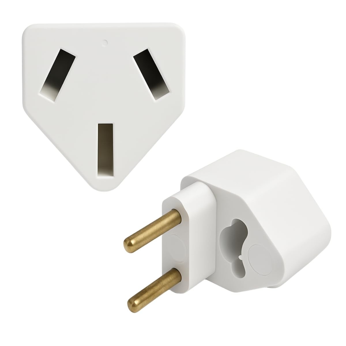 Adaptador Tomada Universal Argentino/Europeu p/ Brasileiro 10A/15A Bivolt