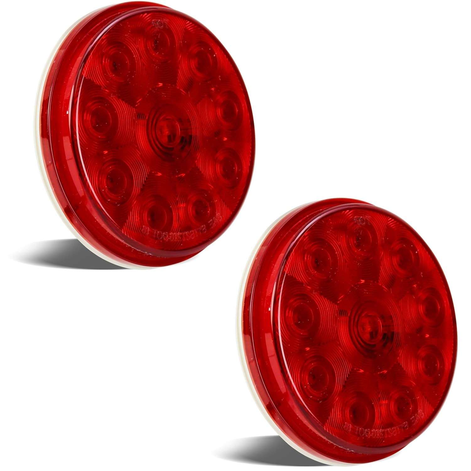 Luz Traseira LED 10cm Vermelha 12V - Segurança e Estilo para seu Veículo