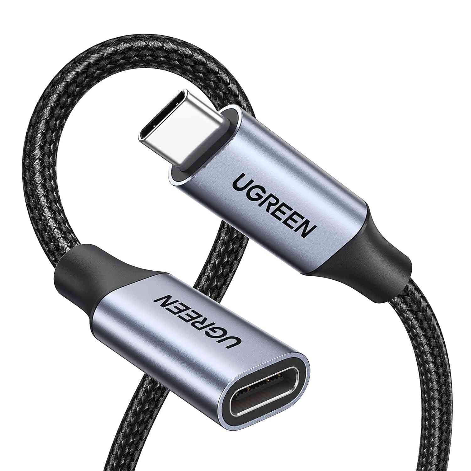 UGREEN Cabo Extensor USB-C 3.2 1M 10Gbps 100W - Conexão Rápida e Segura