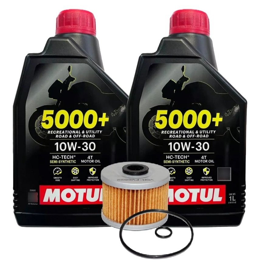 Troca de Óleo Cb 300f Twister: Kit Completo Motul 5000+ 10W30