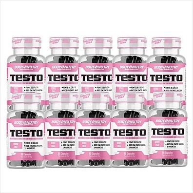 10x Testo Feminy – Suplemento Natural para Força e Massa Muscular Feminina