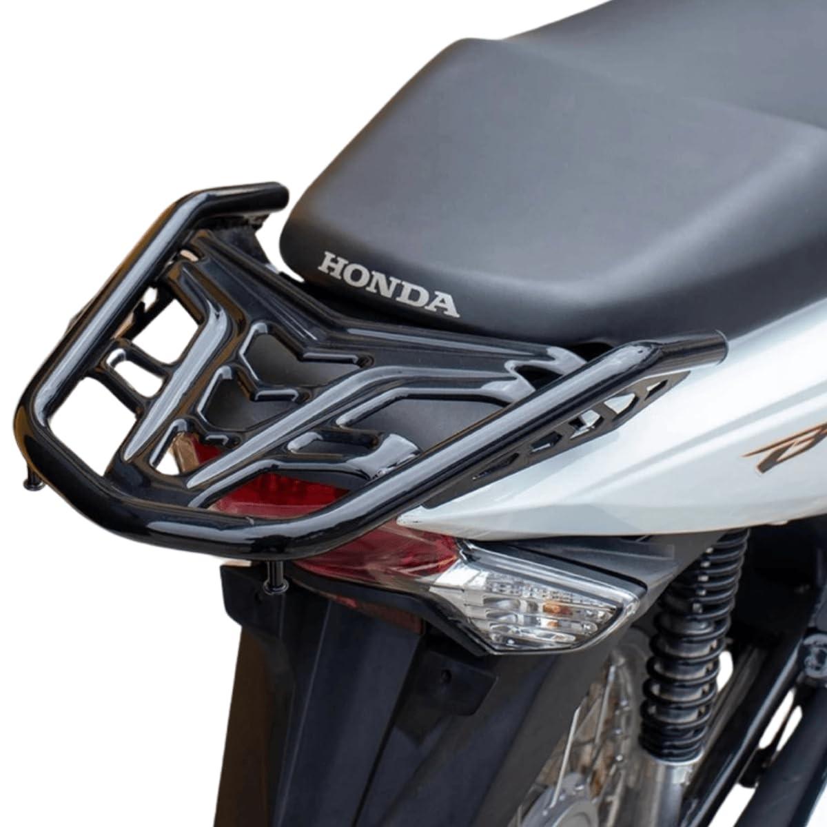 Bagageiro Reforçado Preto para Honda Biz 110/125 (2018-2025) - MA Acessórios