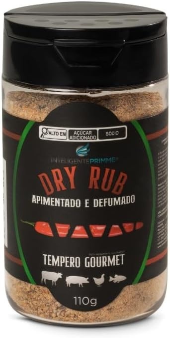 Tempero Gourmet Dry Rub Apimentado e Defumado 110g