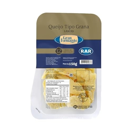Queijo Tipo Grana 12 Meses Lascas 150g