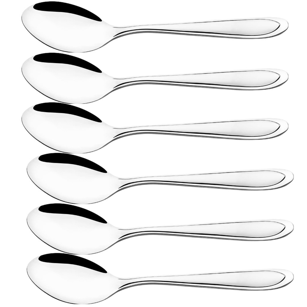 12 Colheres de Mesa América – Design Clássico e Qualidade Inox